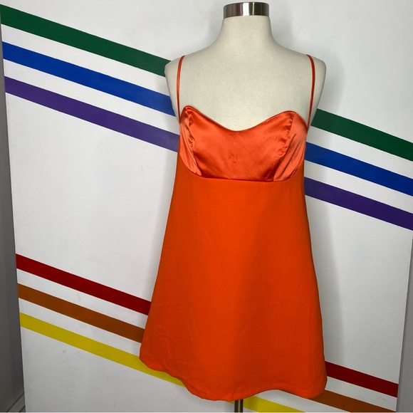 Free People Dresses & Skirts - NEW Free People Orange Mini Dress Size Small